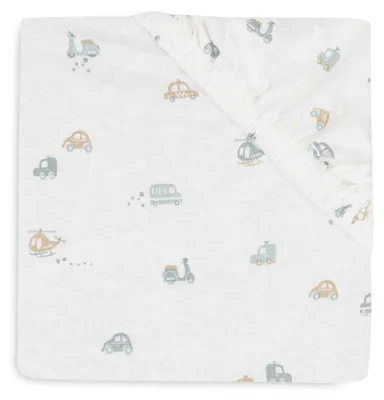Immagine prodotto di Jollein On the Go, lenzuolo elasticizzato - 60 x 120 cm - in jersey | Biancheria per culla