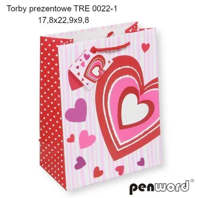Produktbild von Torebka prezentowa Mix wzorów o wymiarach 17.8 x 22.9 x 9.8 cm