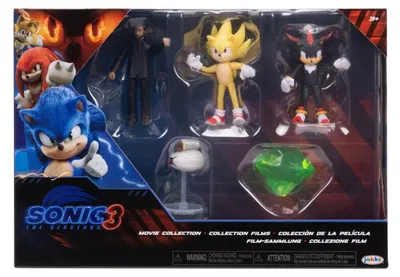 Immagine prodotto di Sonic 3 Wave 1 Confezione da 5 personaggi, 6 cm