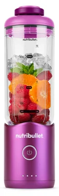 Zdjęcie produktu dla NutriBullet NBP013VT, Przenośny mikser, 0,59 l, Rozgniatacz do lodu, Fioletowy