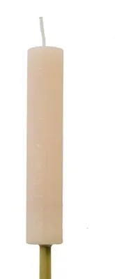 Obrázek produktu pro Rustiková lucerna do zahrady – Béžová – Průměr 3,8 cm × Výška 20 cm – 1 kus
