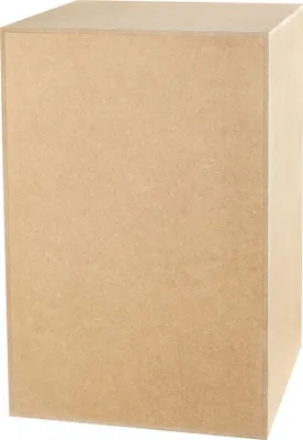 Image de Colonne décorative MDF non laqué - colonne de fleurs pour le salon - support de fleurs - podium déco pour figurines - support de plantes - déco salon 60x40x40