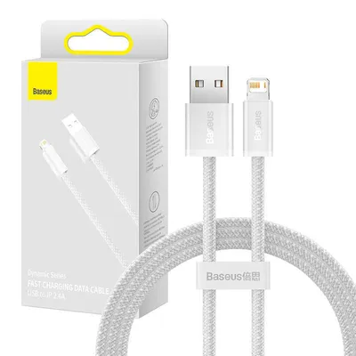 Obrázek produktu pro Baseus Dynamic Usb kabel na Lightning, 2,4A, 1M (bílý)