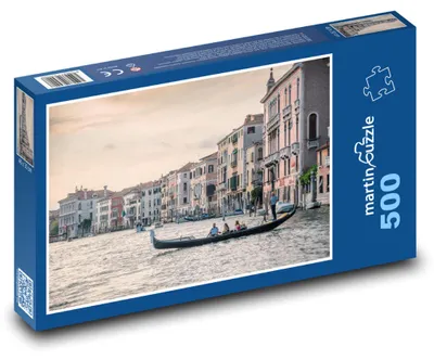 Zdjęcie produktu dla Puzzle 500 Wenecja - zachód słońca - martinpuzzle