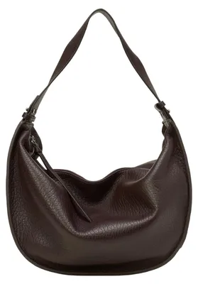 Produktbild von Marc O'Polo Leder Schultertasche Umhängetasche Aamu Hobo Bag Black Cherry dunkelrot