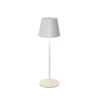 Produktbild von Tischleuchte Weiß inkl Dimmbarer und wiederaufladbarer LED IP54 Murdock