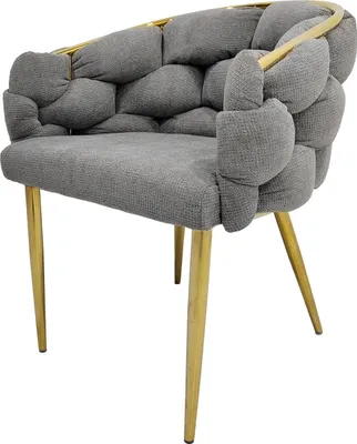 Produktbild von Stuhl Alsen Gold Grau