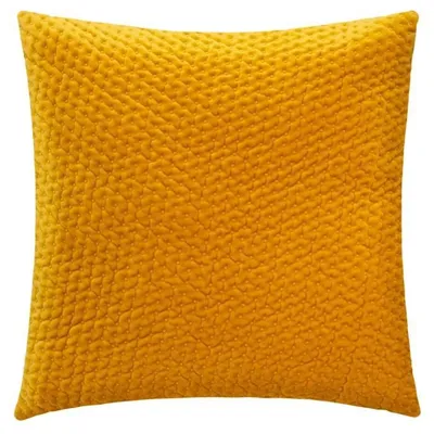 Produktbild von Kissen "Dolce" Samt senfgelb 40x40cm
