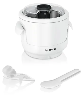 Produktbild von Bosch MUZ9EB1, Freezer bowl, Weiß, Kunststoff, Edelstahl, 180 mm, 180 mm, 190 mm