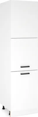 Produktbild von ULWEHOME Hoher Unterschrank für die Küche, 60 cm, 3 Fronten, Weiß matt | Küchenmöbel, EKO-System