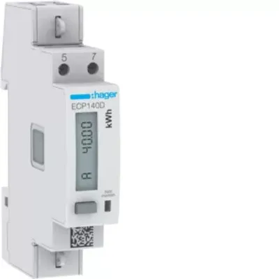 Produktbild von Energiezähler 1phasig direkt 40A, 1M, S0 ECP140D