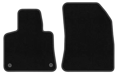 Immagine prodotto di Tappetini anteriori in moquette per Citroen C4 Grand Spacetourer 2013-2021 (7 posti) – 2 pezzi, neri, su misura – Wielganizator BASIC