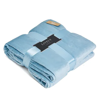 Produktbild von ANTCOOL Decke 229x229 cm Mikrofaser-Bettdecke Flanell-Decke