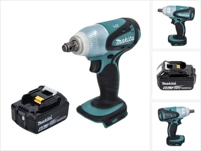 Produktbild von Makita DTW 251 G1 Akku Schlagschrauber 18 V 230 Nm 1/2" + 1x Akku 6,0 Ah - ohne Ladegerät