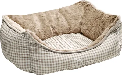 Produktbild von Hunter Hundesofa Astana S (60 x 45 cm), braun, Polster-Haustier-Bett, Drinnen, Hund, Braun, Rechteckig, Muster