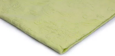 Produktbild von Baumwollstoff mit Stickerei, Farbe Pistazie Muster 4 (50 x 140 cm)