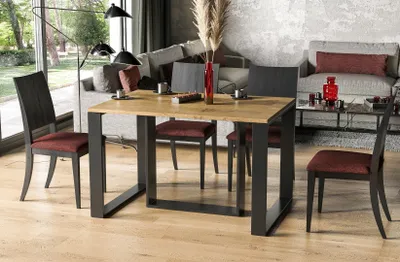 Zdjęcie produktu dla Stół rozkładany BORYS 130(250)x80 dąb wotan