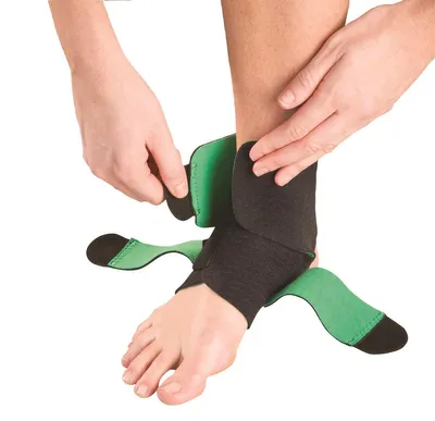 Produktbild von Fußgelenkschutz Greenline schwarz Unigröße