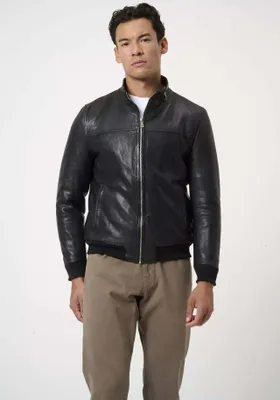 Produktbild von Herren Lederjacke Ricano MARLON – Schwarz / XXL
