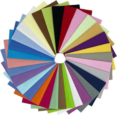 Produktbild von 31 Stoffenbündel in Vielfarben - 25x20cm - Gemischte Stoffe für Handarbeiten - Scrapbooking