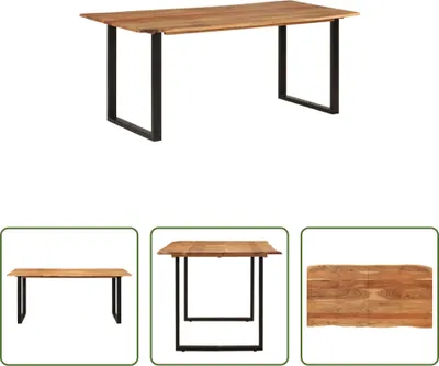 Produktbild von The Living Store Esstisch 180×90×76 cm Massivholz Akazie