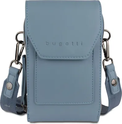 Image de bugatti sac à épaule bandoulière sac pour téléphone portable Almata Mobile Purse Bag Denim bleu clair