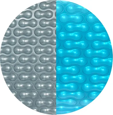 Produktbild von Solarplane Rund 300cm Darkblue-Silver 400µm Geobubble Isolation Solarfolie Pool