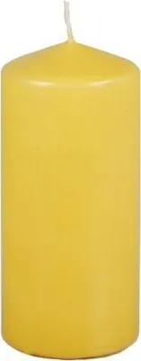 Produktbild von Papstar Stumpenkerze Ø 69 mm · 150 mm goldgelb, 8 x 1 Stück