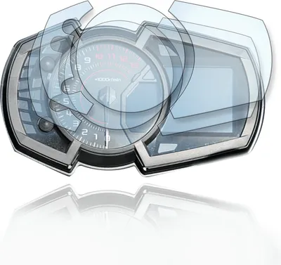 Produktbild von Kawasaki Ninja 200 / 650 / 1000 Tachoschutzfolie Displayschutzfolie 2x Anti Glare