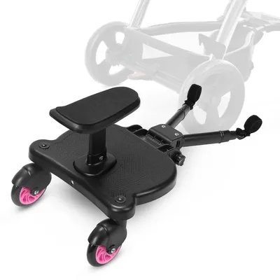 Productafbeelding van Kinderzitje voor Buggy's - Universeel en Roze - Tot 25 kg