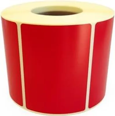 Obrázek produktu pro Termotransferové etikety 60 x 40 mm, červené - 500 kusů