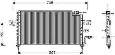 Produktbild von DIEDERICHS 8683900 Kondensator Klimaanlage Klimakondensator für HYUNDAI LANTRA I (J-1)
