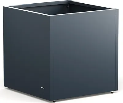 Produktbild von Herstera Garden Stahl Pflanzkübel Cube Anthrazit 70x70x70 cm