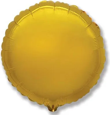 Produktbild von Runder Folienballon, gold, 46 cm