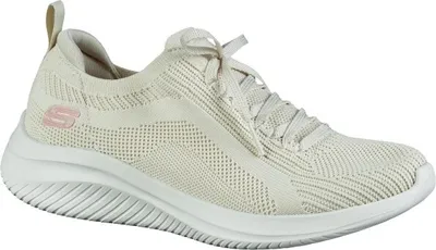Produktbild von Skechers Ultra Flex 3.0, Damen Strick Sneakers, Sportschuhe in natur, Air Cooled Memory Foam Fußbett, in der Maschine waschbar