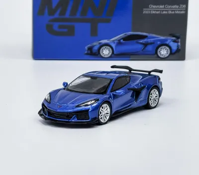 Obrázok produktu pre Chevrolet Corvette Z06 2023 Elkhart Lake Blue Metallic - Mini GT 1:64