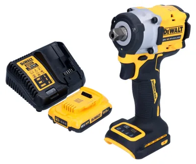 Produktbild von DeWalt DCF 922 D1 Akku Schlagschrauber 18 V 406 Nm 1/2" Brushless + 1x Akku 2,0 Ah + Ladegerät