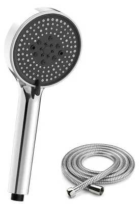 Produktbild von Handduschkopf mit 6 Strahlarten, 2 m Schlauch, Anti-Verstopfung, für die Dusche
