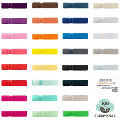 Produktbild von Waschhandschuh, Gästetuch, Handtuch, Duschtuch, Badetuch, Saunatuch aus Frottee, Größe:Waschhandschuh 15x21cm, Farbe:Schwarz