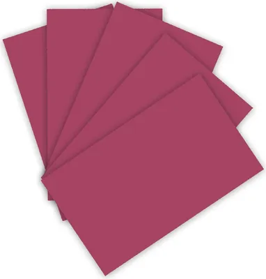 Produktbild von folia Tonpapier DIN A3 130 g/qm weinrot 50 Blatt