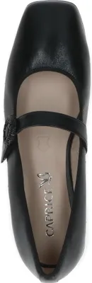 Produktbild von Caprice Damen Ballerinas aus Leder mit Trapezabsatz Weite G 9-22100-45, Größe:39 EU, Farbe:Mehrfarbig