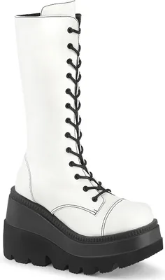 Produktbild von SHAKER-72 Damen Boots von DemoniaCult, Weiß  , EU 36, US 6