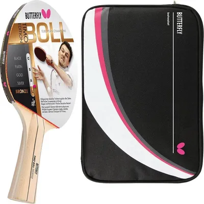 Produktbild von Butterfly 1x Timo Boll Bronze 85010 Tischtennisschläger + Tischtennishülle Drive Case II