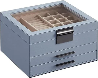 Immagine prodotto di Portagioie portatile da donna con cassetti
