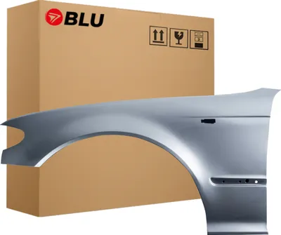 Immagine prodotto di BLU Parafango compatibile con BMW 3 E46 Sedan/Kombi/Berlina/Station Wagon/Touring Lift A08 Sinistra Silber SilberGrau | 2001-2005 | Anteriore | Verniciato | Pronto per il montaggio | Acciaio