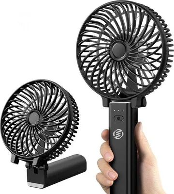 Produktbild von Portable Handventilator - Kleiner Luftkompressor - Handventilator mit benetzbarer Ladefunktion - Handreisegerät für Luft.