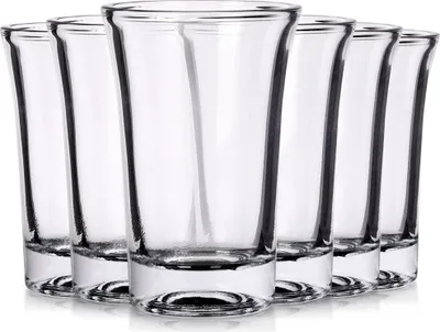 Obrázek produktu pro Šest sklenic na vodku, likéry nebo panáky - Vhodné do myčky