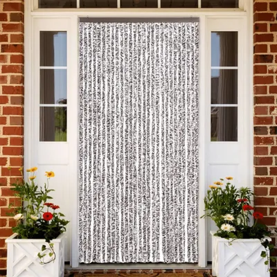 Obrázek produktu pro Závěs proti hmyzu hnědý a béžový 118x220 cm žinylka