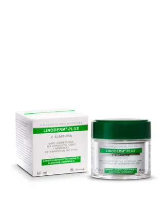 Obrázek produktu pro Linoderm Plus krém na ruce s alantoinem – Ochrana, Hydratace a Regenerace (50ml)