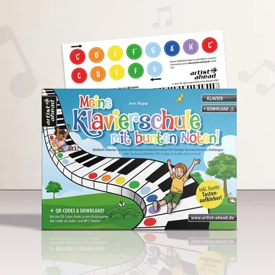 Obrázek produktu pro Meine Klavierschule mit bunten Noten!